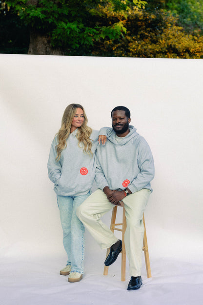 Blonde Party Heart Hoodie – Heather Gray – Relaxed Fit