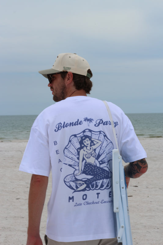 Mermaid Beach Lounge Oversized Heavyweight Tee