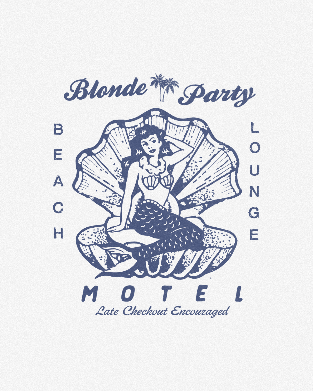 Mermaid Beach Lounge Oversized Heavyweight Tee
