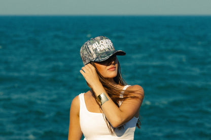 Blonde Party Signature Hat – Camouflage – High-Profile Trucker