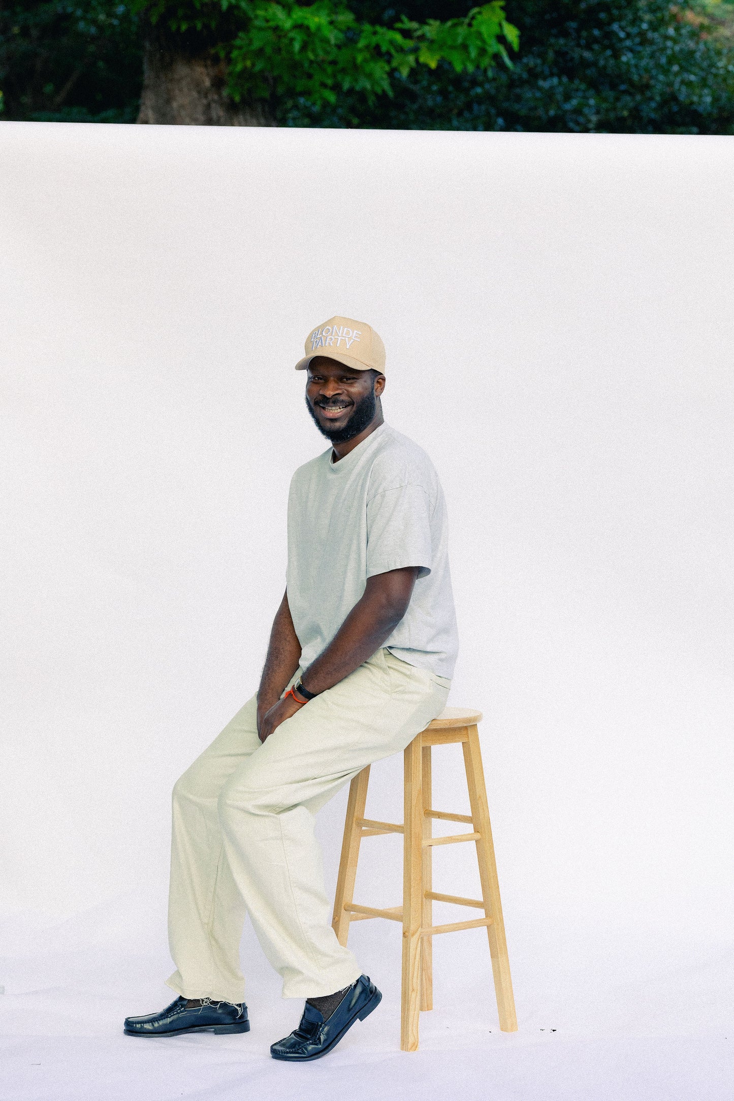 Blonde Party Signature Hat – Tan – High-Profile Trucker