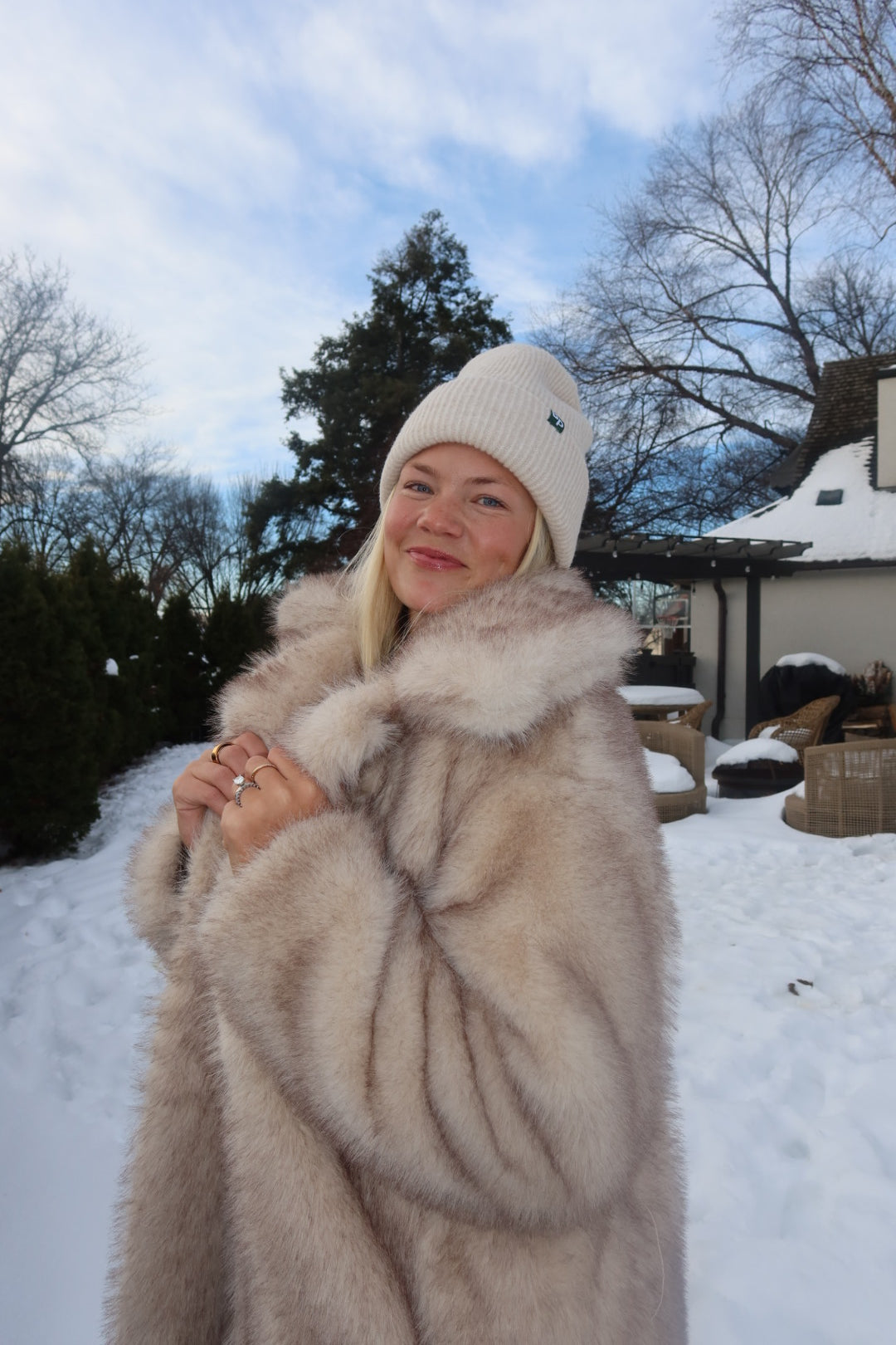 BP Wool Blend Beanie - Cream